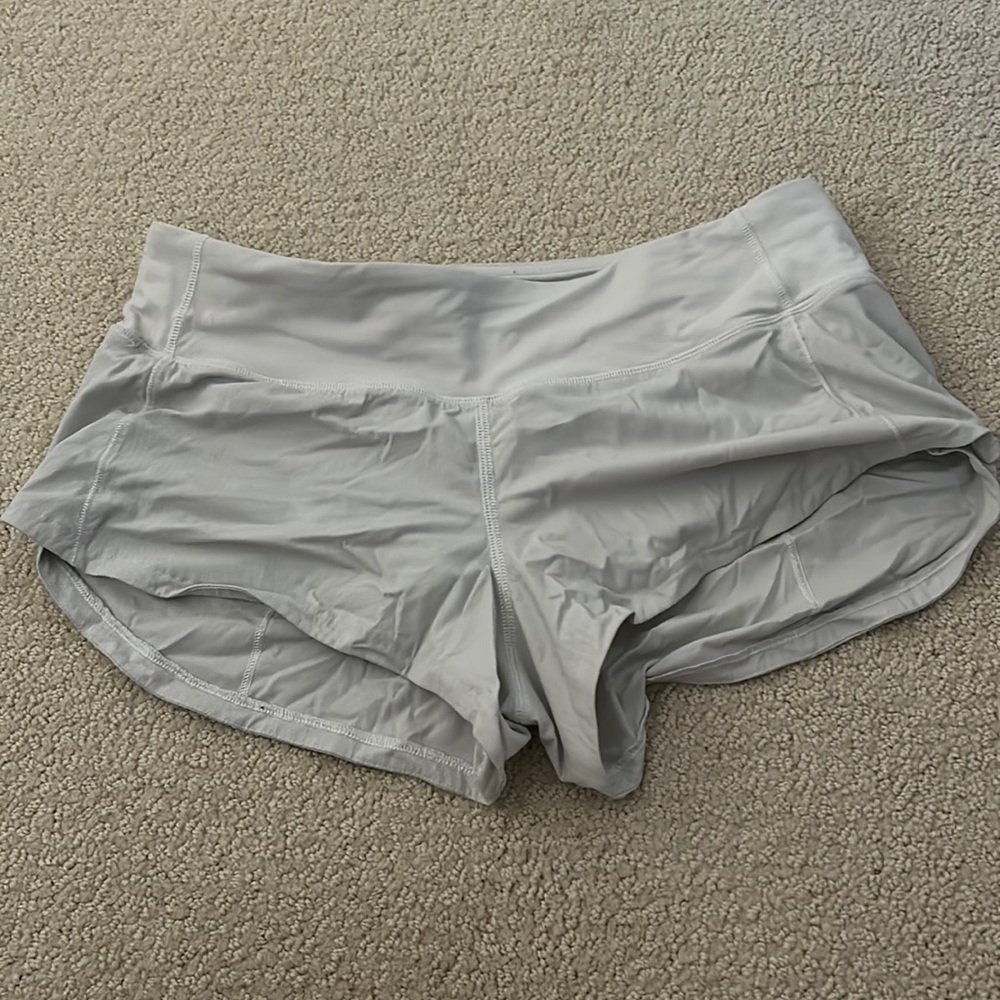 White lulu shorts